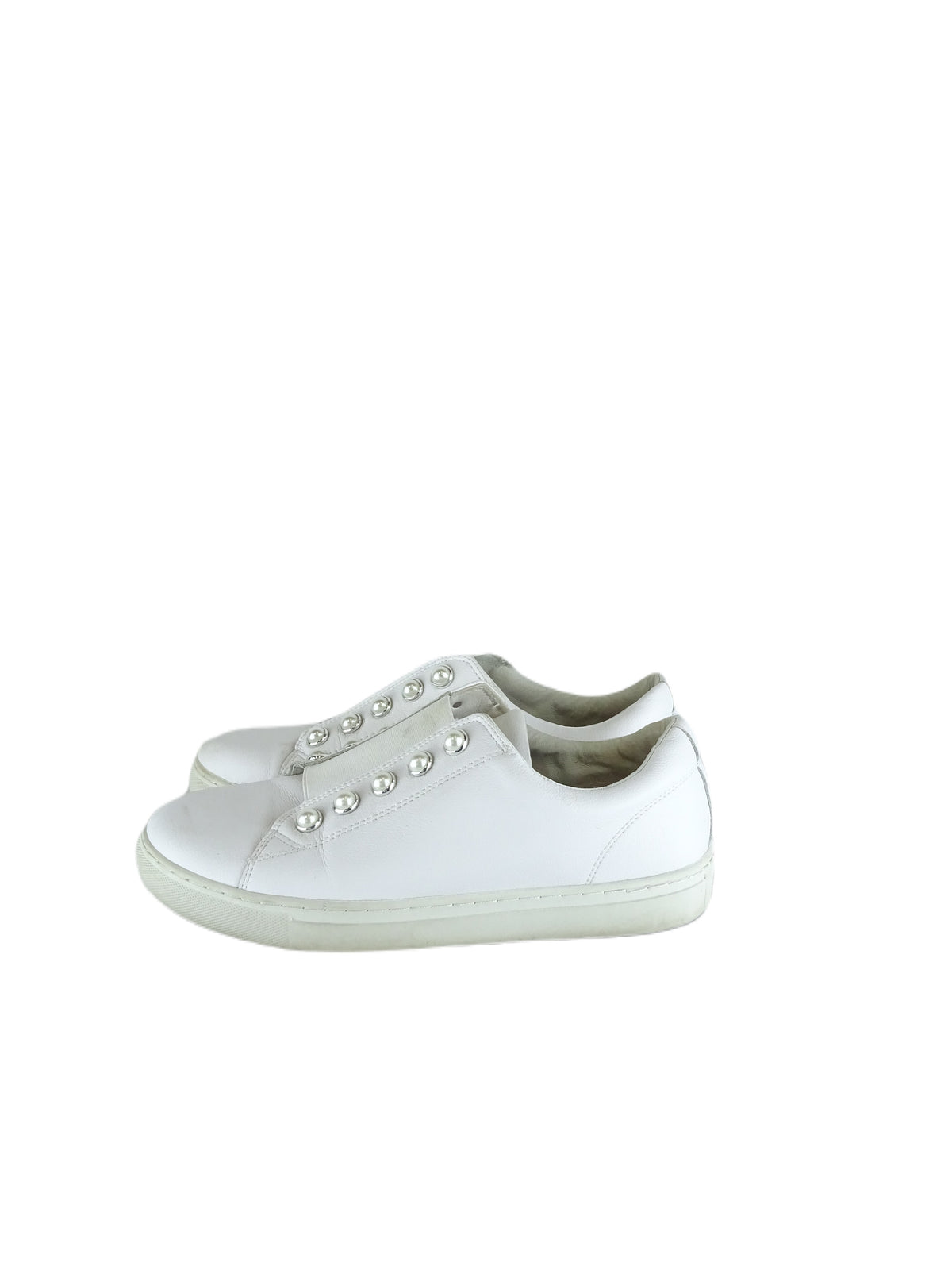 Blue Illusion White Leather Sneakers 40