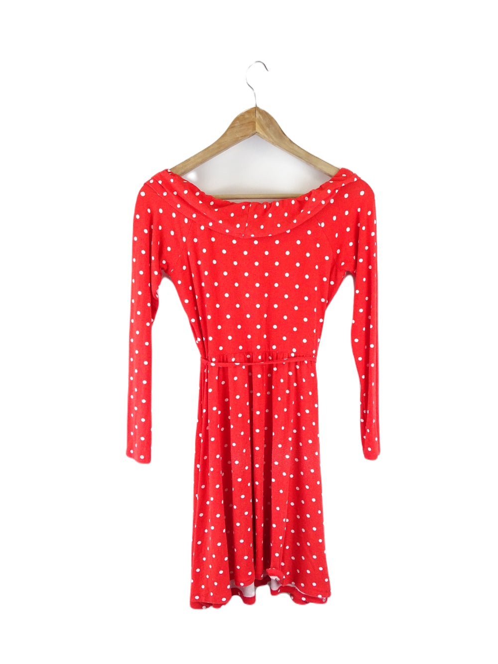 Asos Red Dress Polka Dots 8