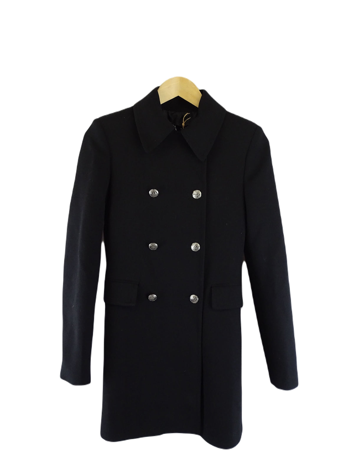 Zara Black Coat XS