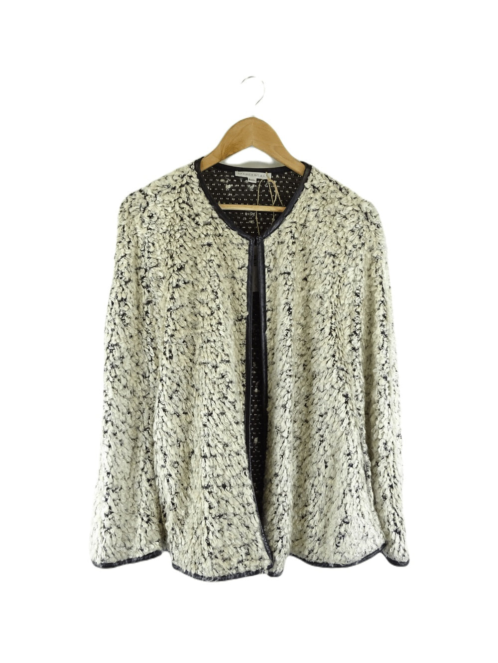 Spencer Lacy Fluffy Cardigan Brown S/M