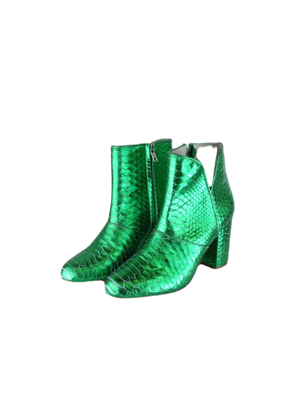 Jfahri Green Metallic Boots 39 Reluv Clothing Australia