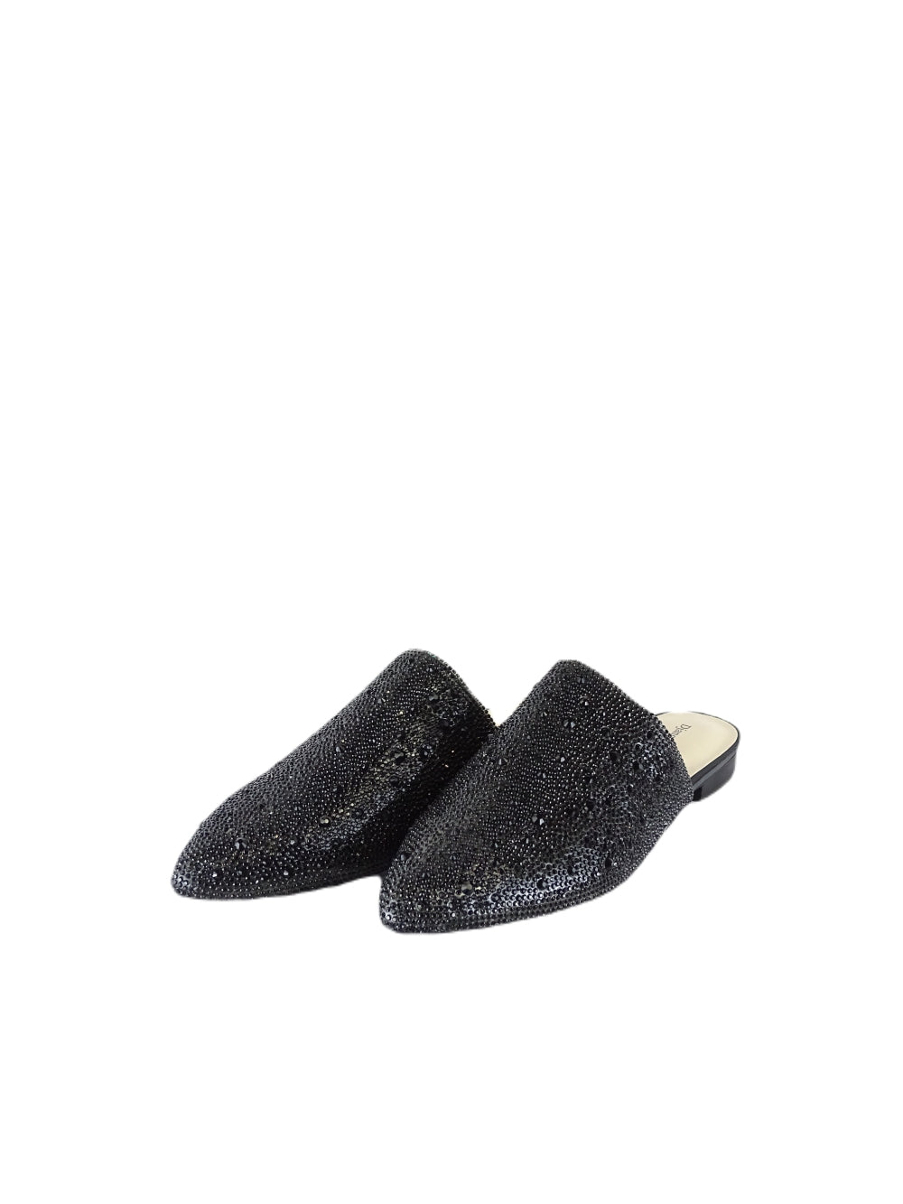 Django &amp; Juliette Black Sparkle Mules 9