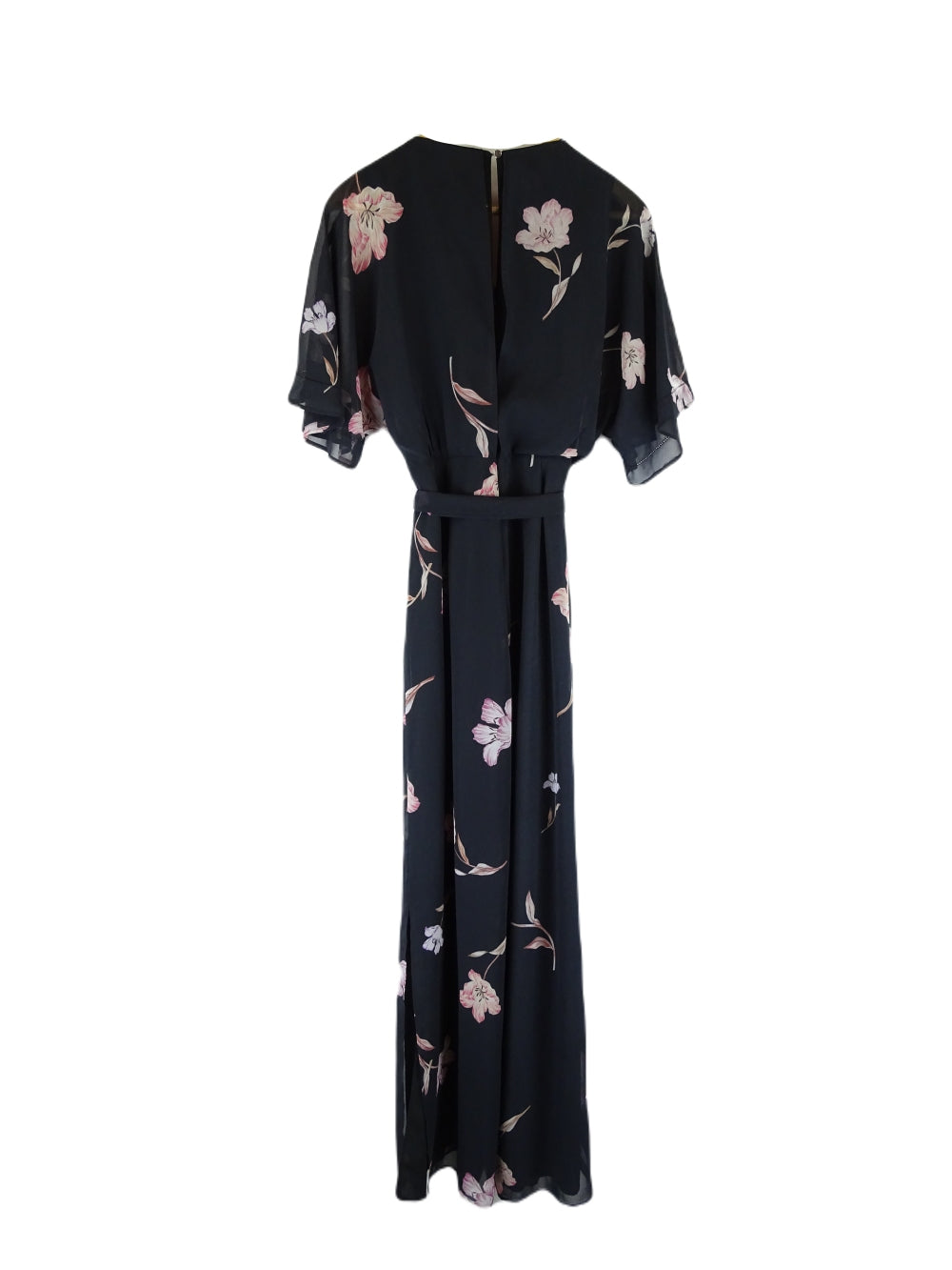 Portmans Floral Maxi Dress with Flutter Sleeves12