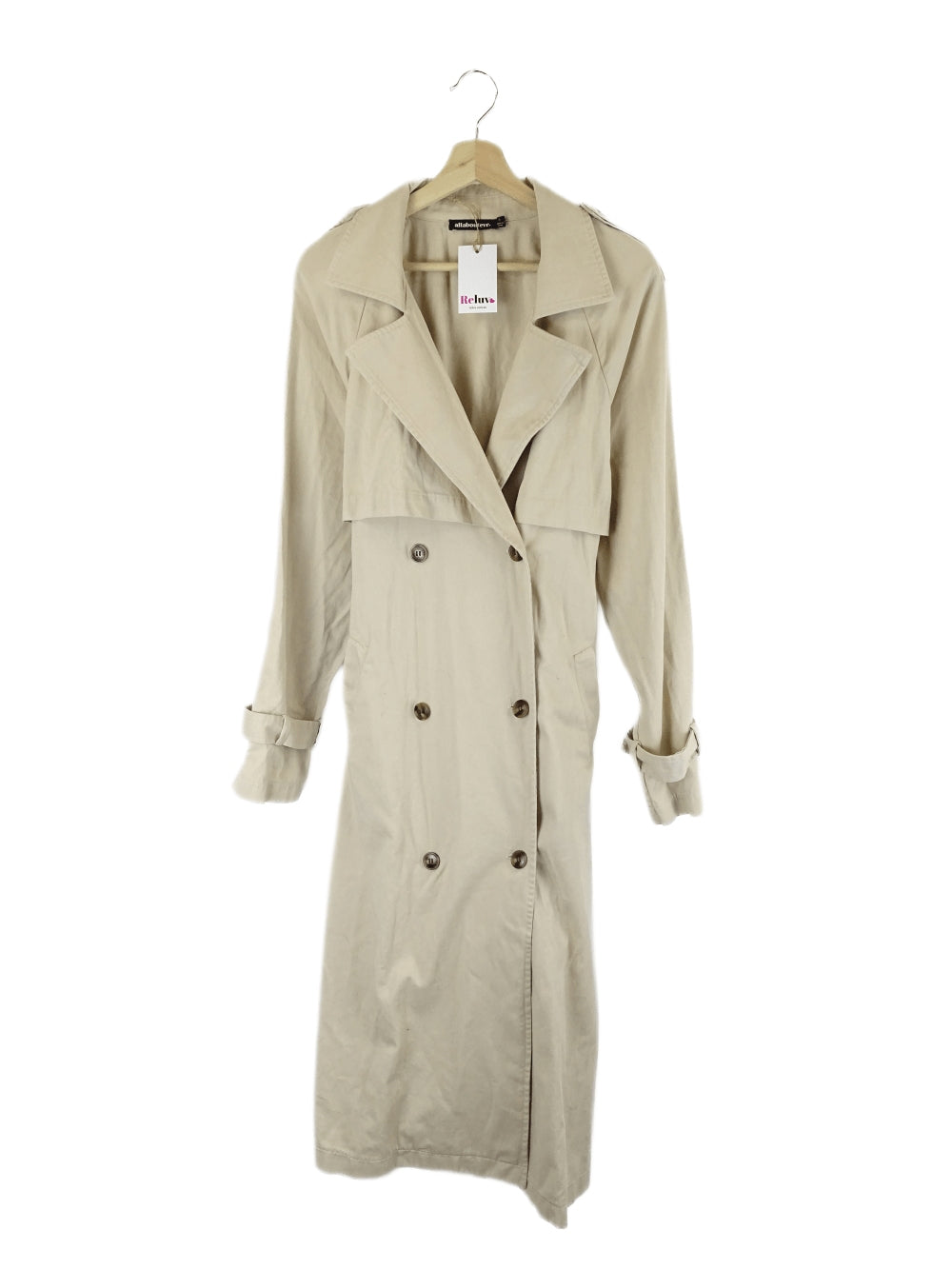 All About Eve Beige Trench Coat 8