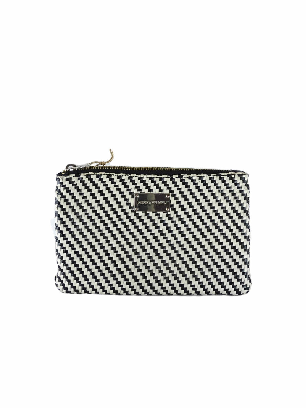 Forever New Black and White Pouch