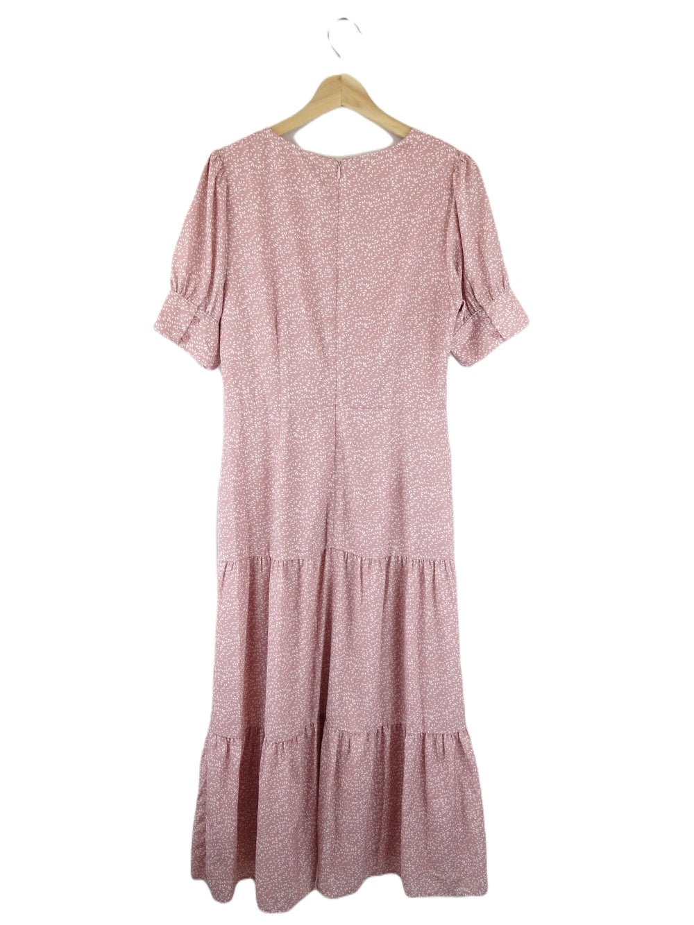 Atmos &amp; Here Pink Tiered Maxi Dress 12