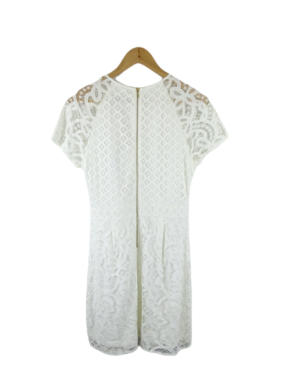 Forever New White Lace Mini Dress 12