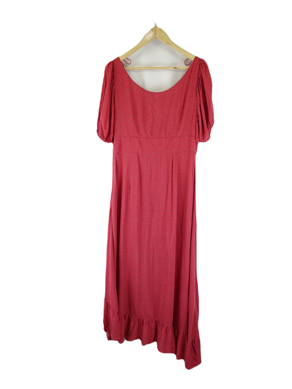 Auguste Red Spotted Maxi Dress 14