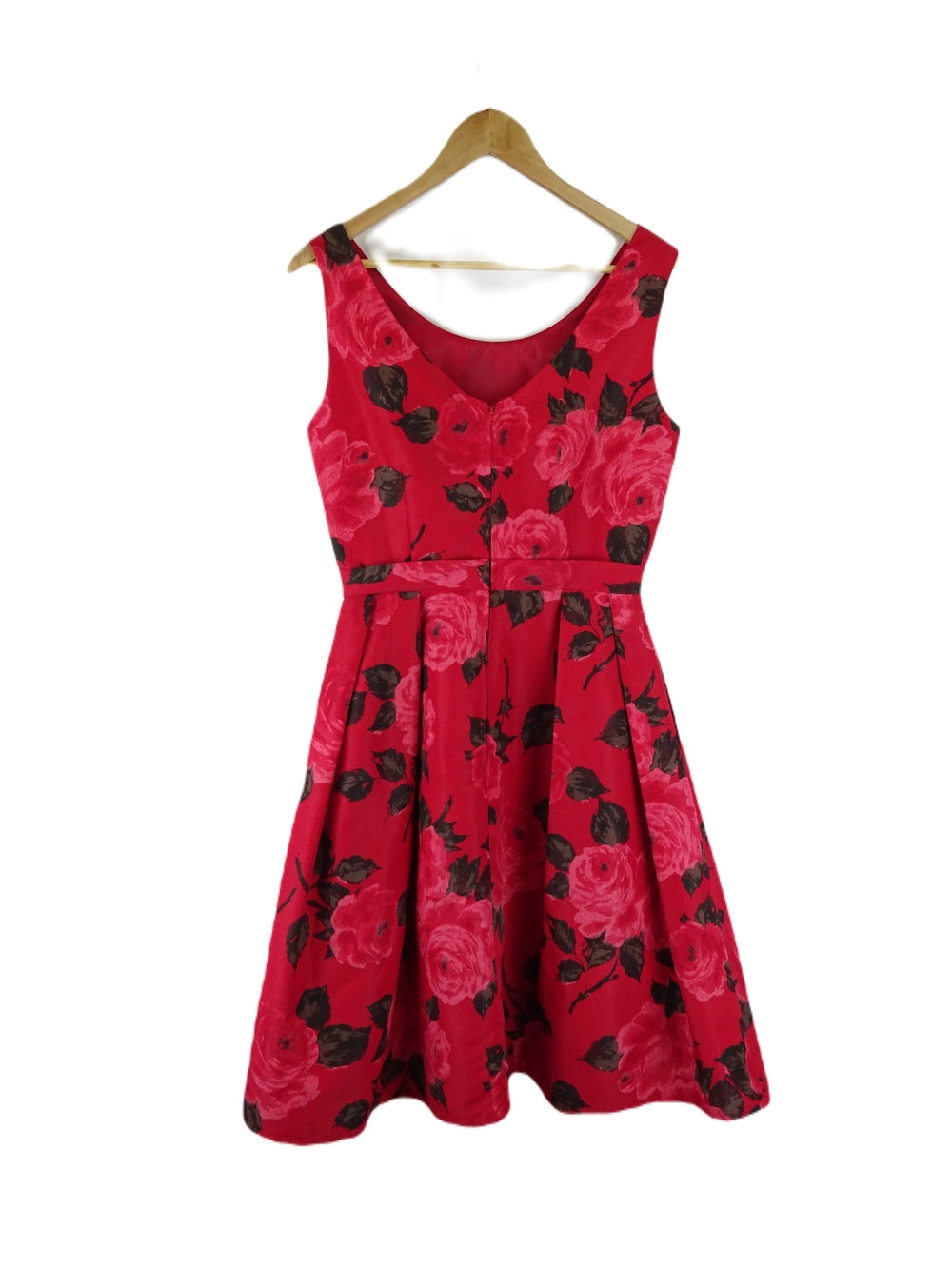 Revival Red Rose Midi Dress 8