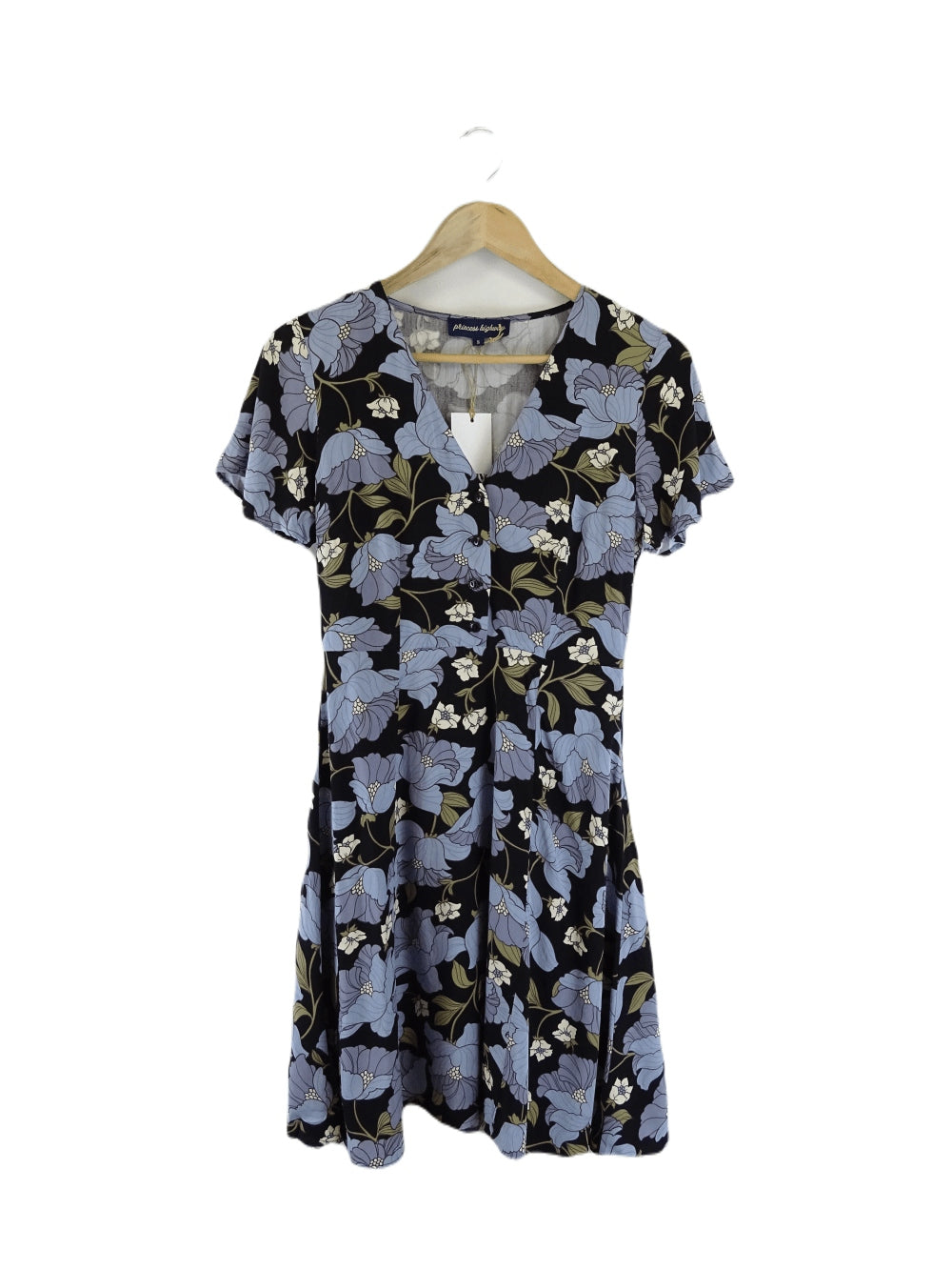 Princess Highway Blue Floral Mini Dress 8