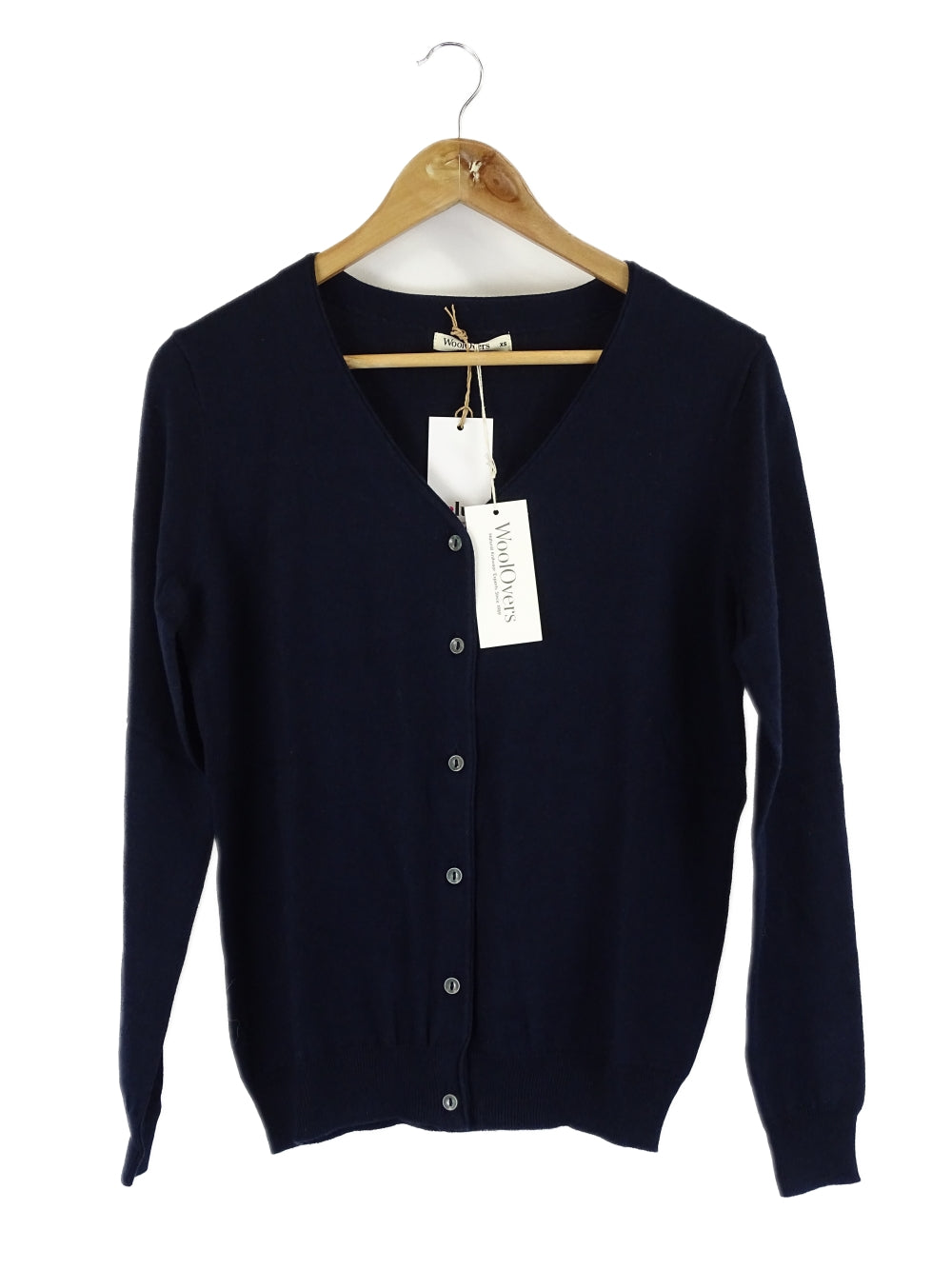 WoolOvers Blue Knit Cardigan XS