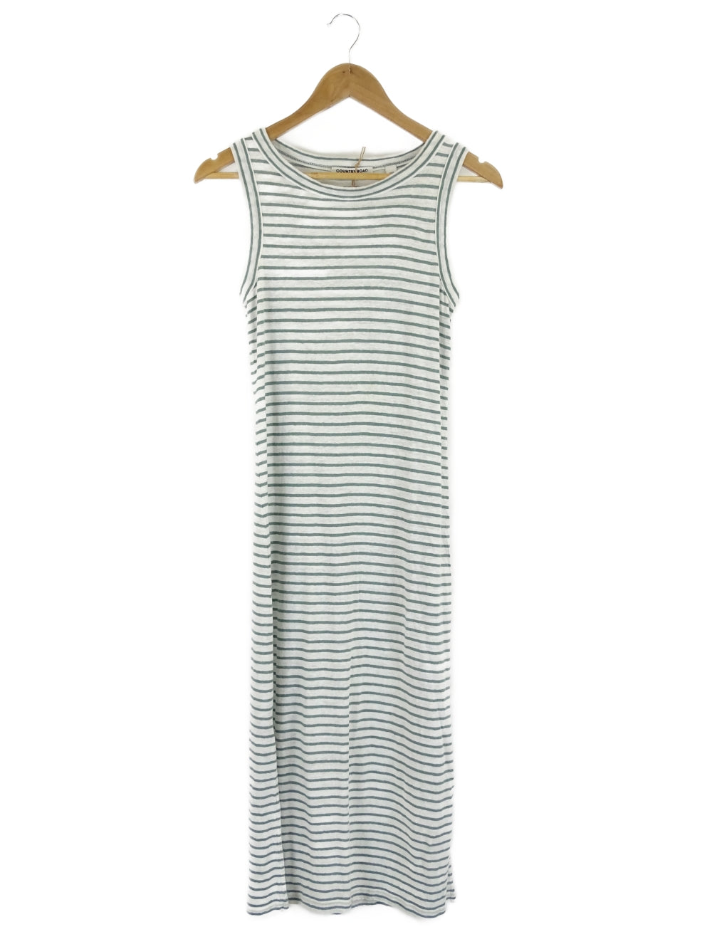 Country Road Green Stripe Dress XXS