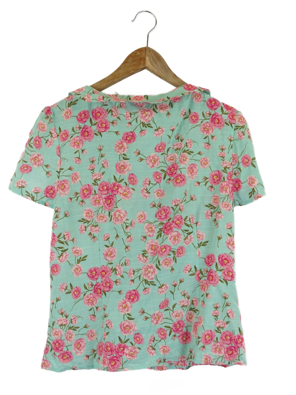 Revival Blue And Pink Floral Top 12