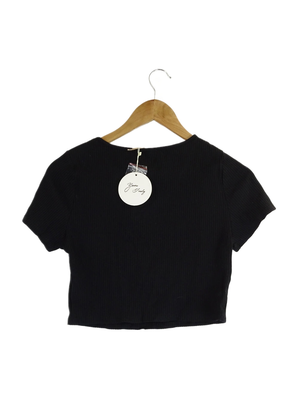 Yours Truly Black Crop Top 12