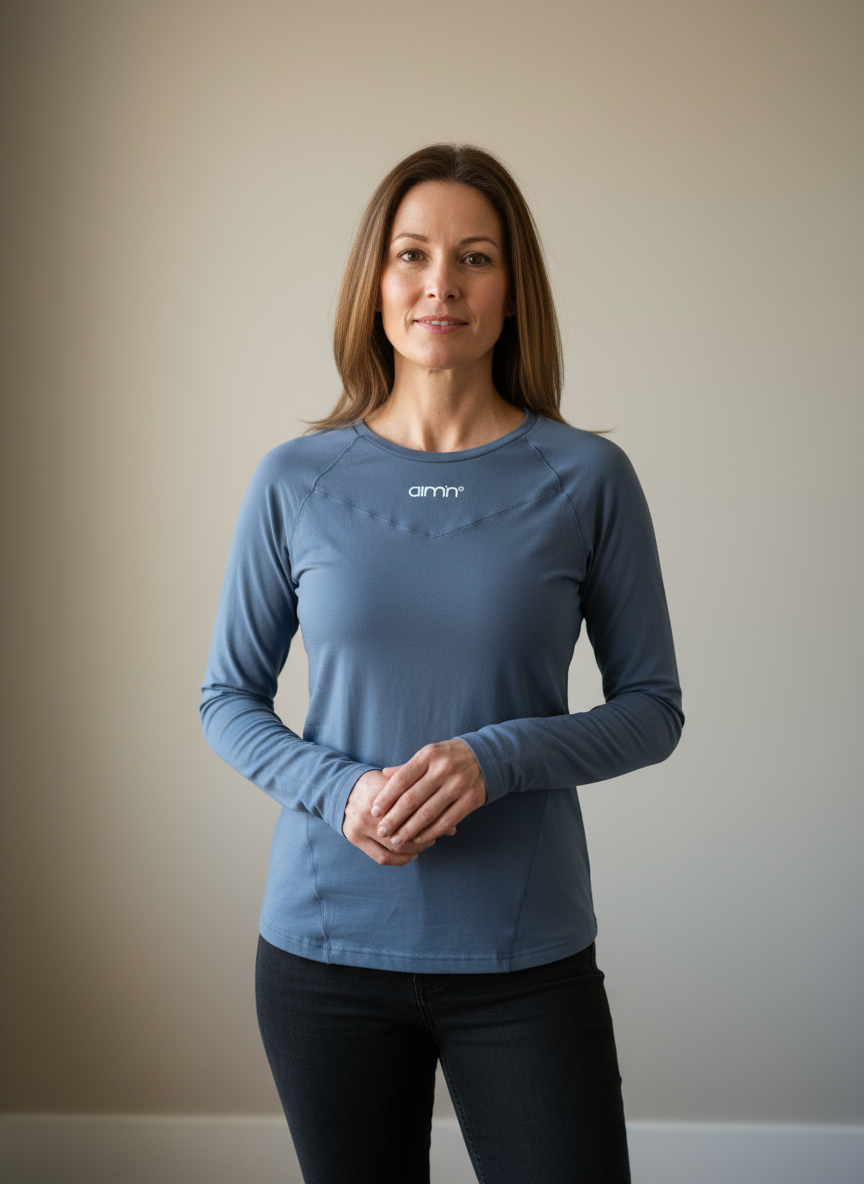 Aim'n Blue Longsleeve Top S BNWT