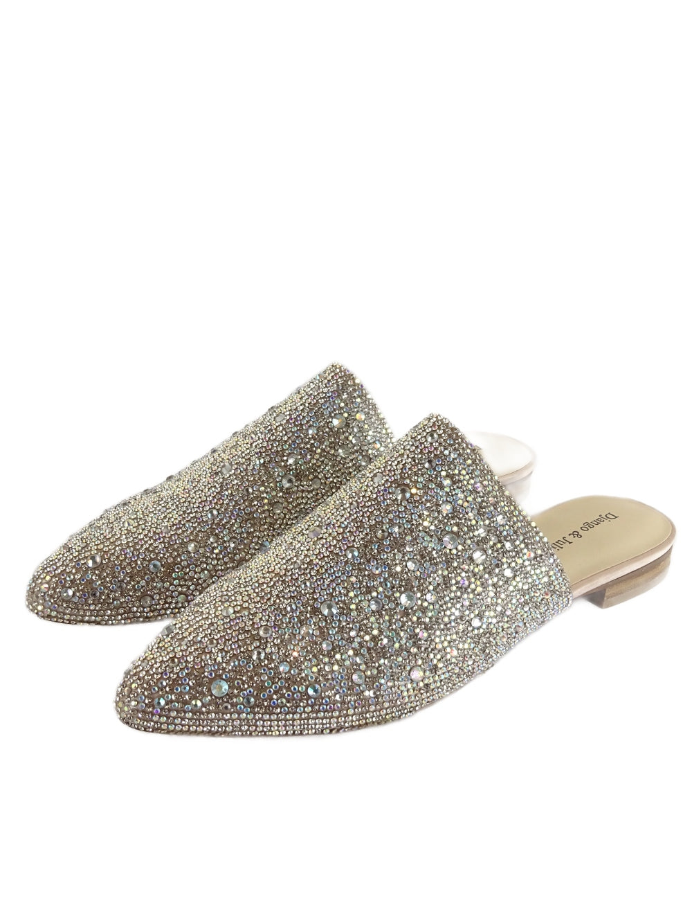 Django &amp; Juliette Sparkle Mule Flats 9