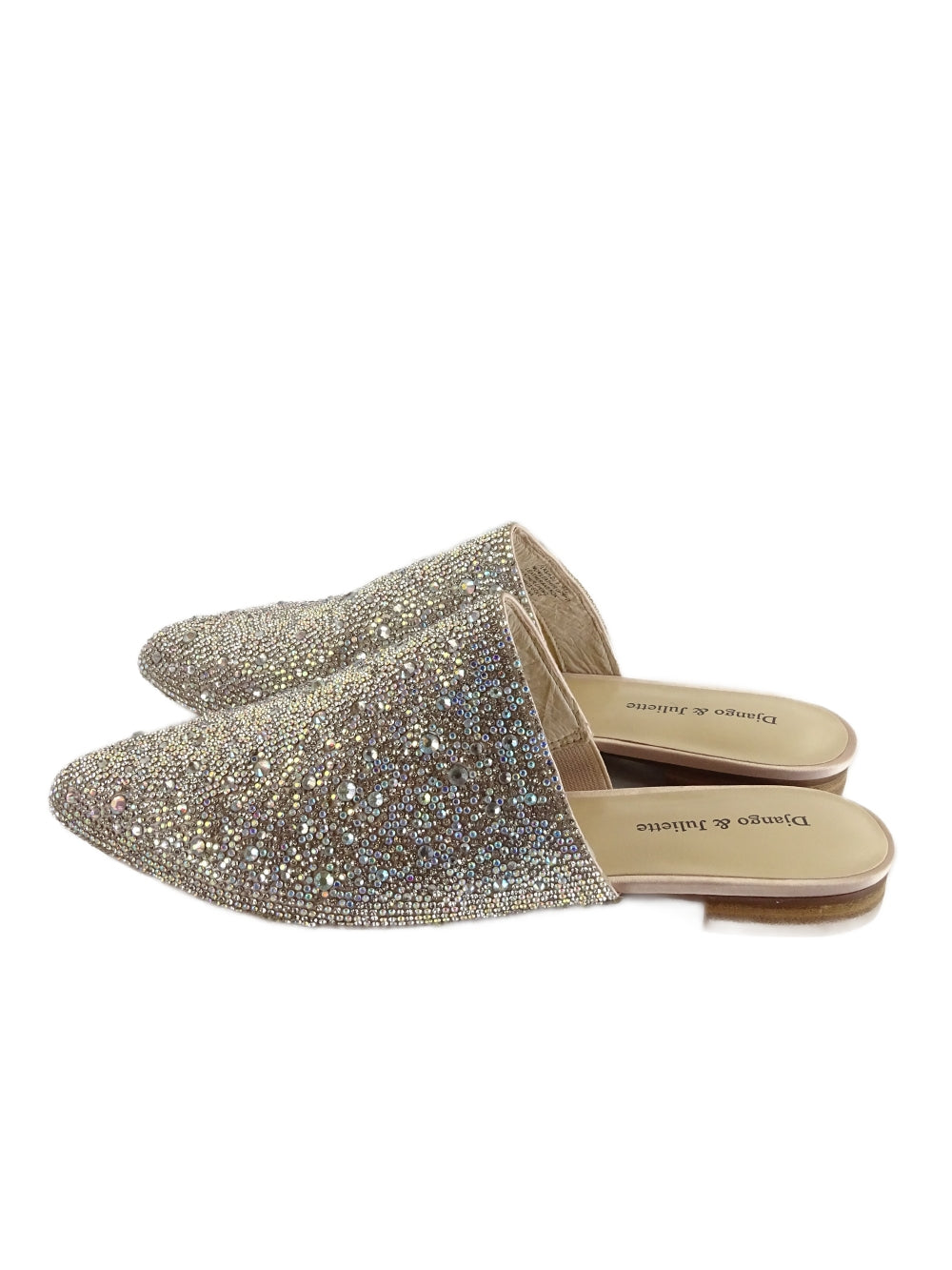 Django &amp; Juliette Sparkle Mule Flats 9