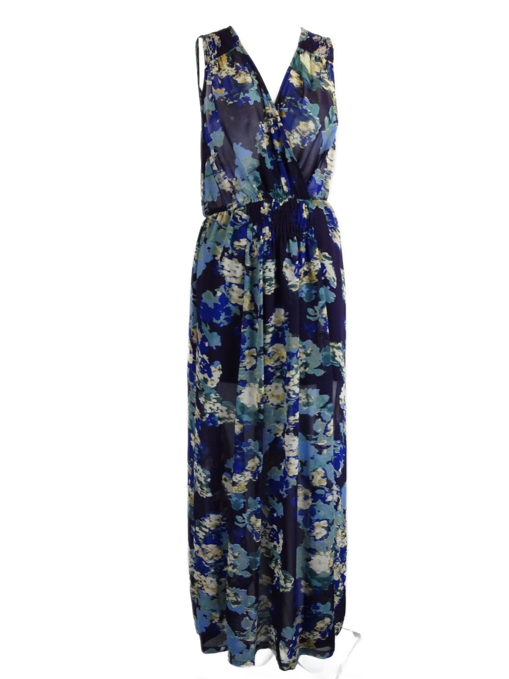 Cloth Blue Pattern Maxi Dress 12