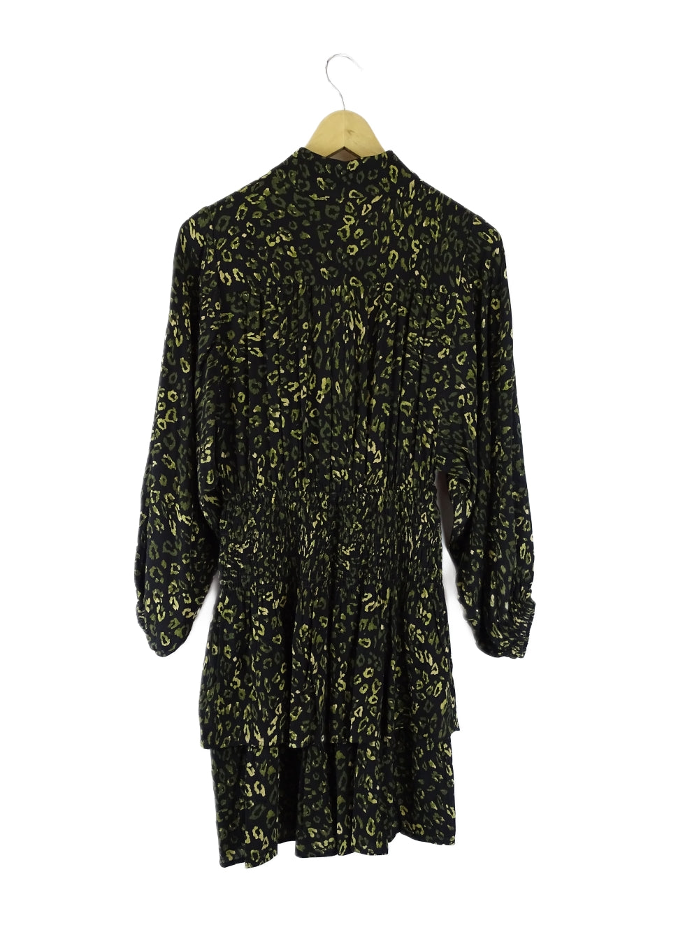 French Connection Black Animal Print Dress 6