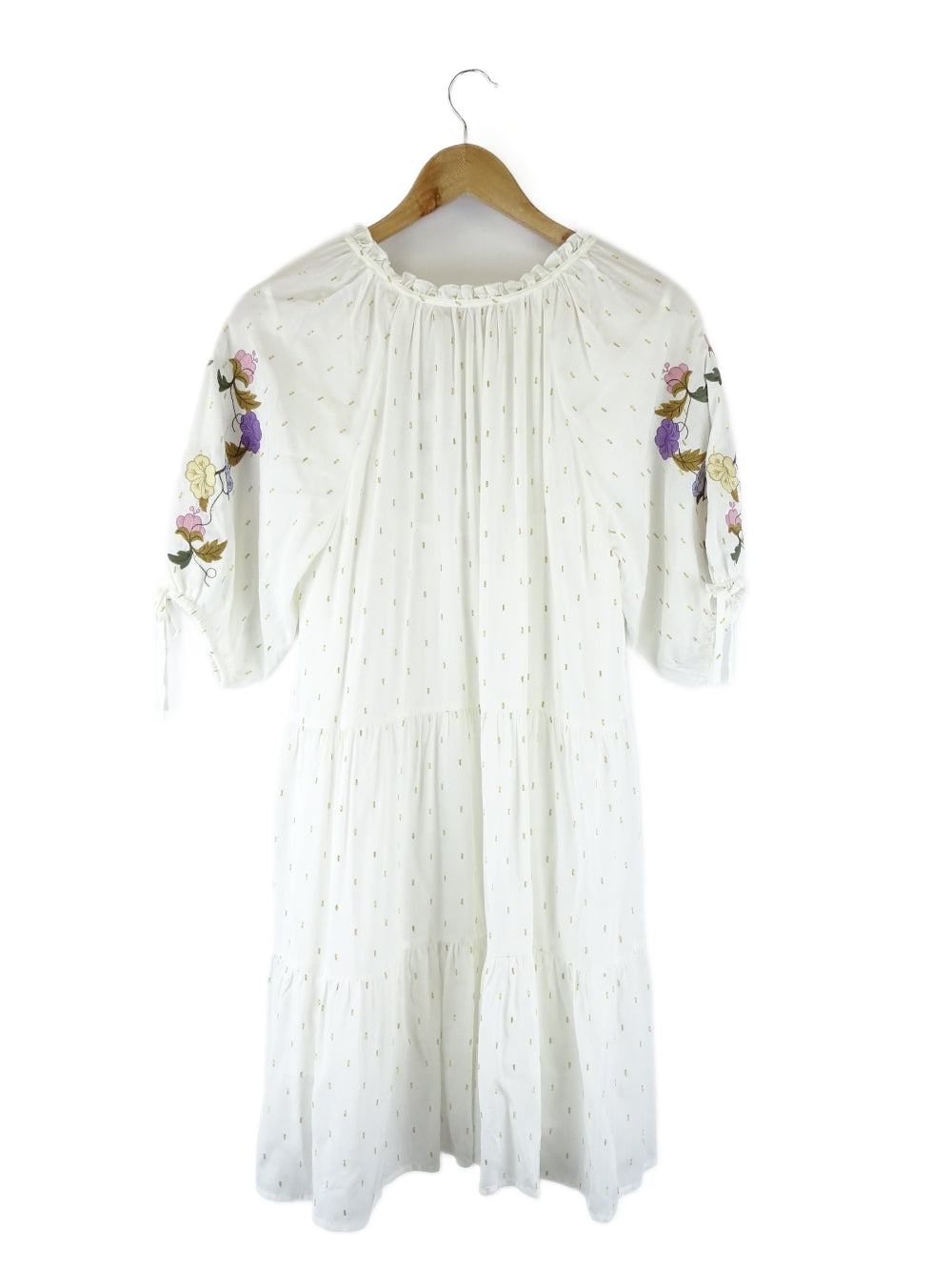 Auguste White Floral Midi Dress 10