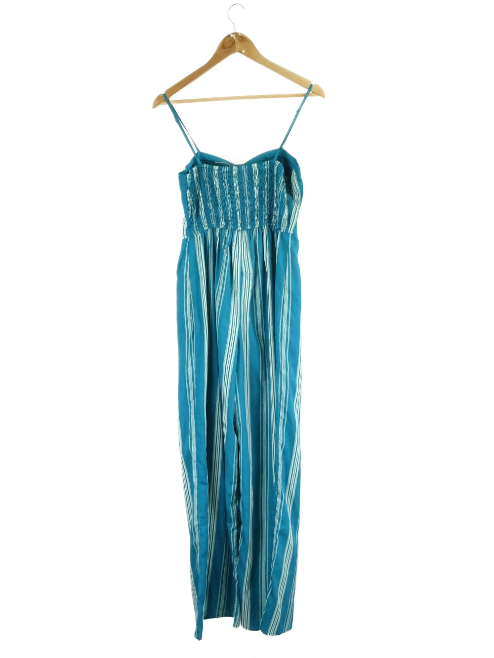 Band Of Gypsies Blue Striped Jumpsuit M