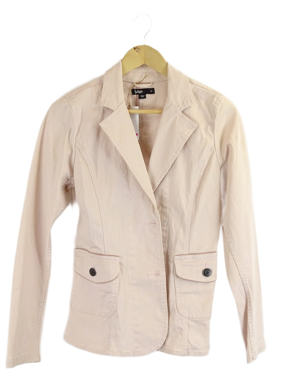 Sportsgirl Pink Blazer 12 Reluv Clothing Australia