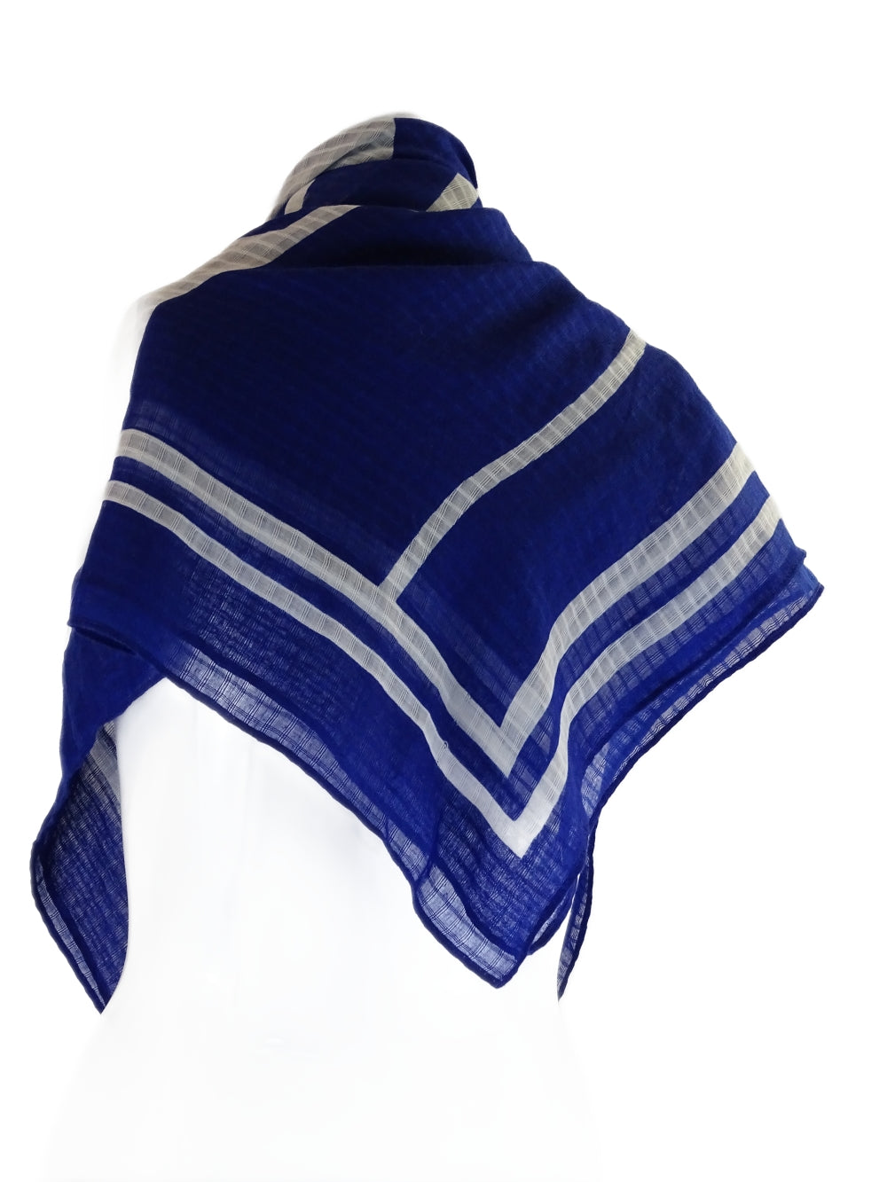 Reitmans Blue and White Scarf OSFA