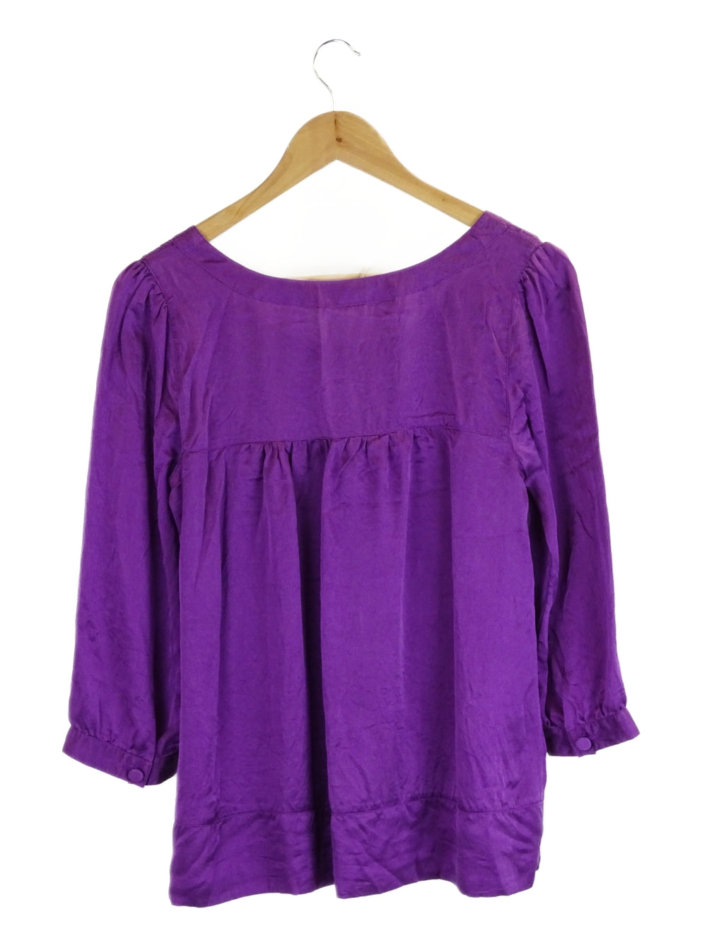 Tokito Purple 3/4 Sleeve Blouse 10