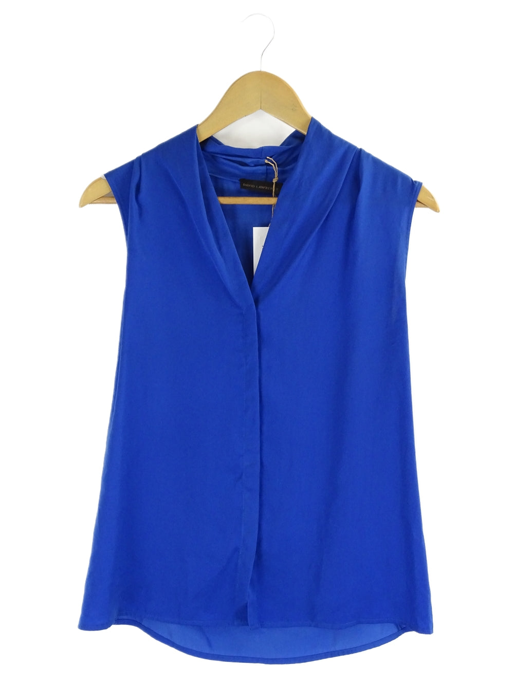 David Lawrence Blue Sleeveless Blouse 10