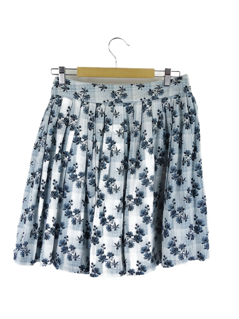 Revival Blue Floral Skirt 12