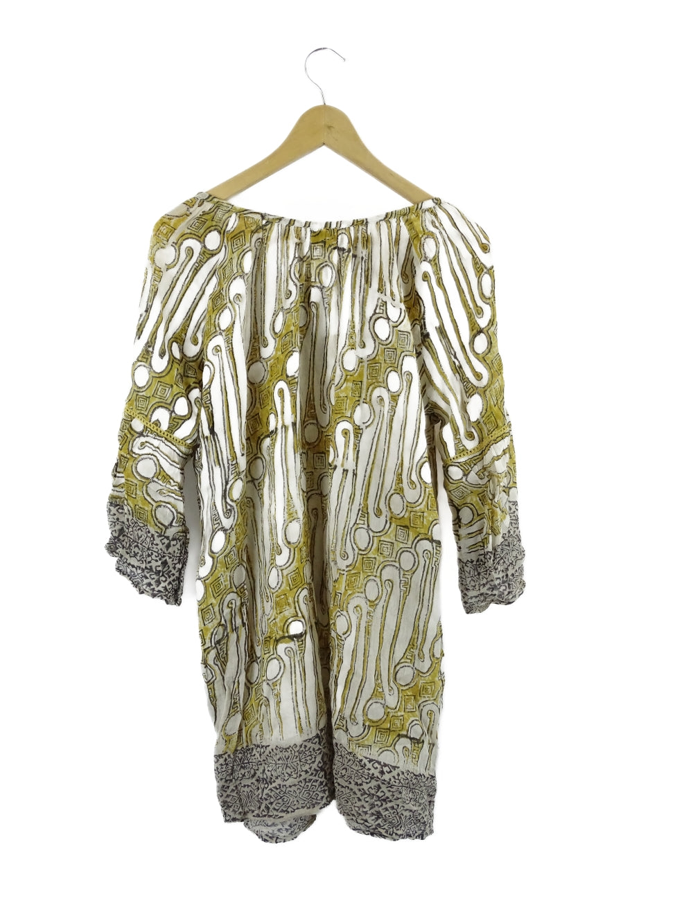 Zarifa Yellow Pattern Top M/L