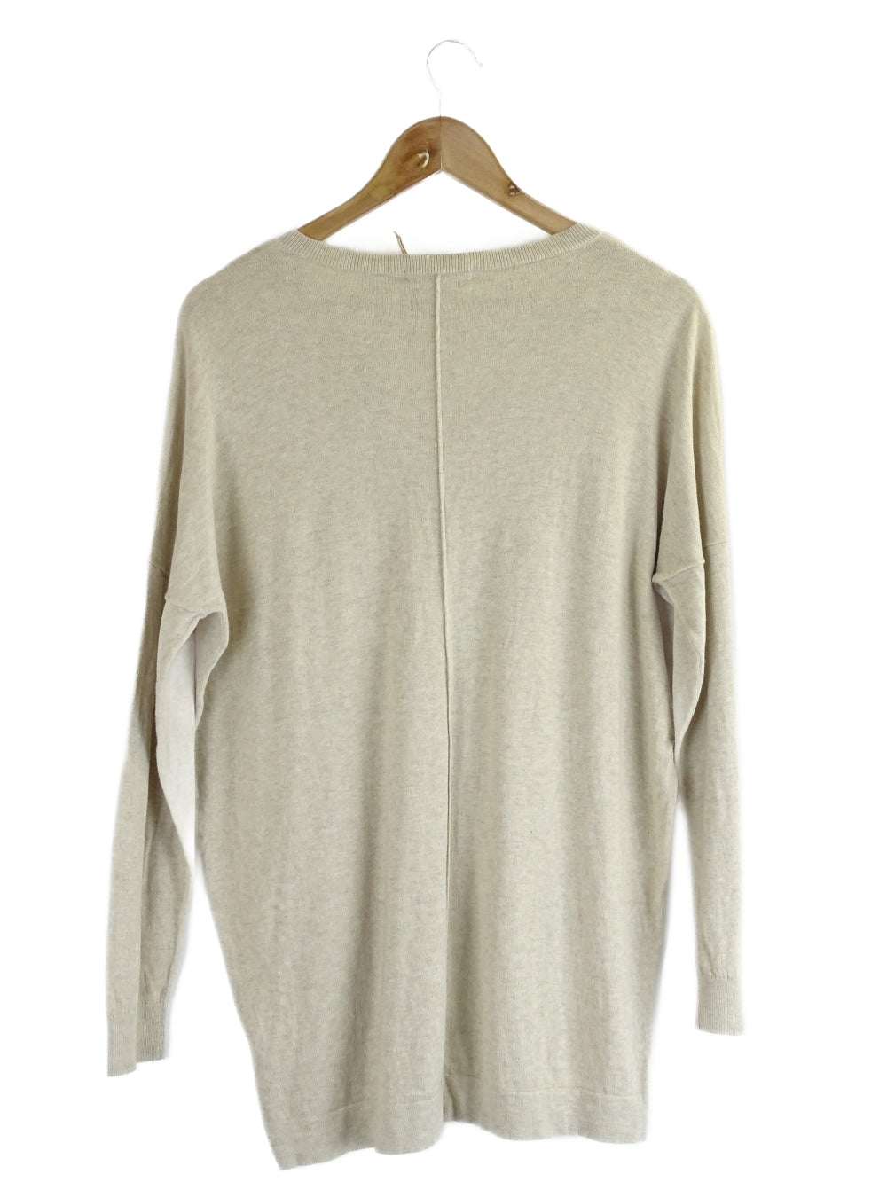 Uniqlo Beige V Neck Jumper L