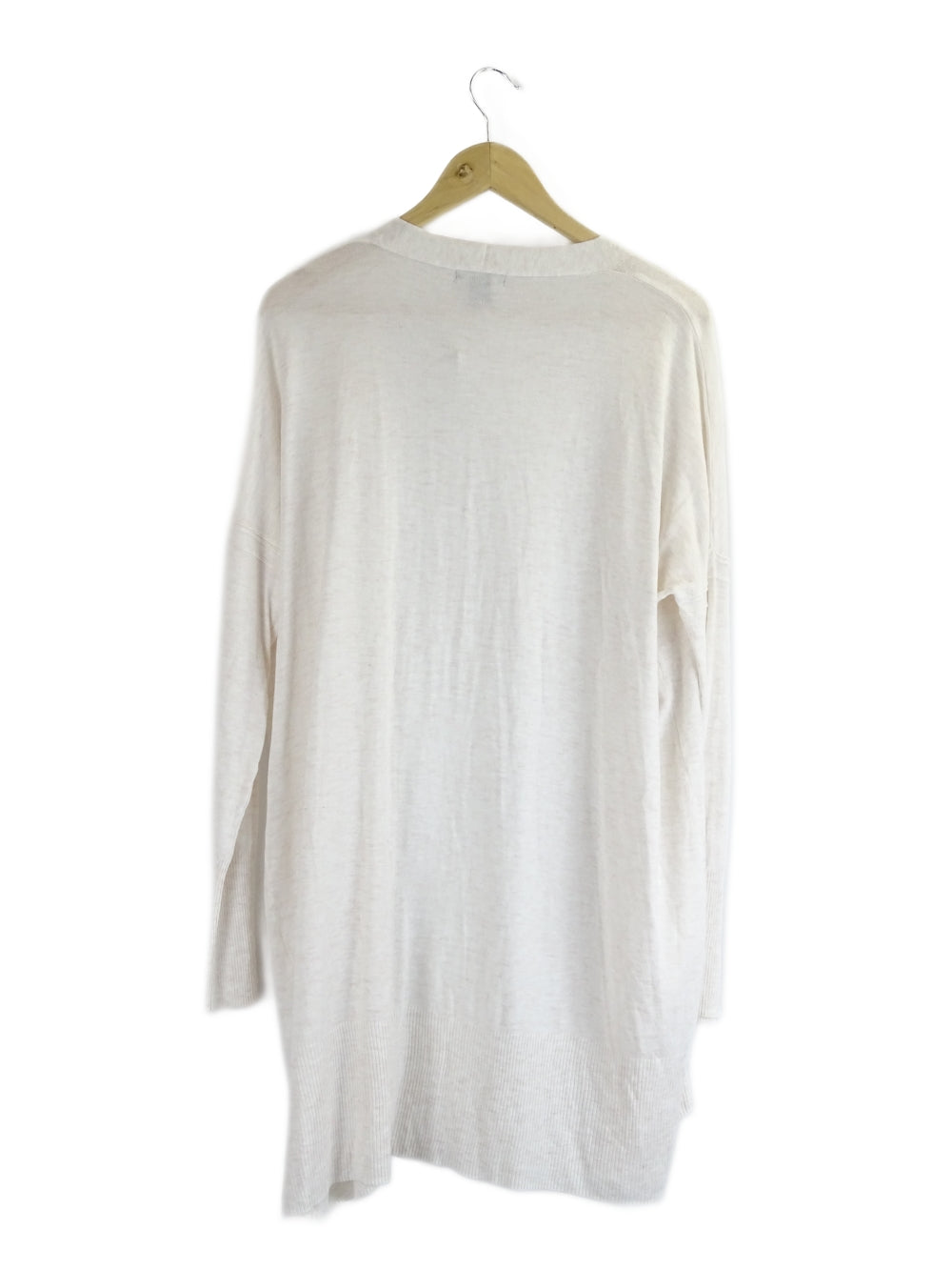 H&amp;M Cream Longline Cardigan M