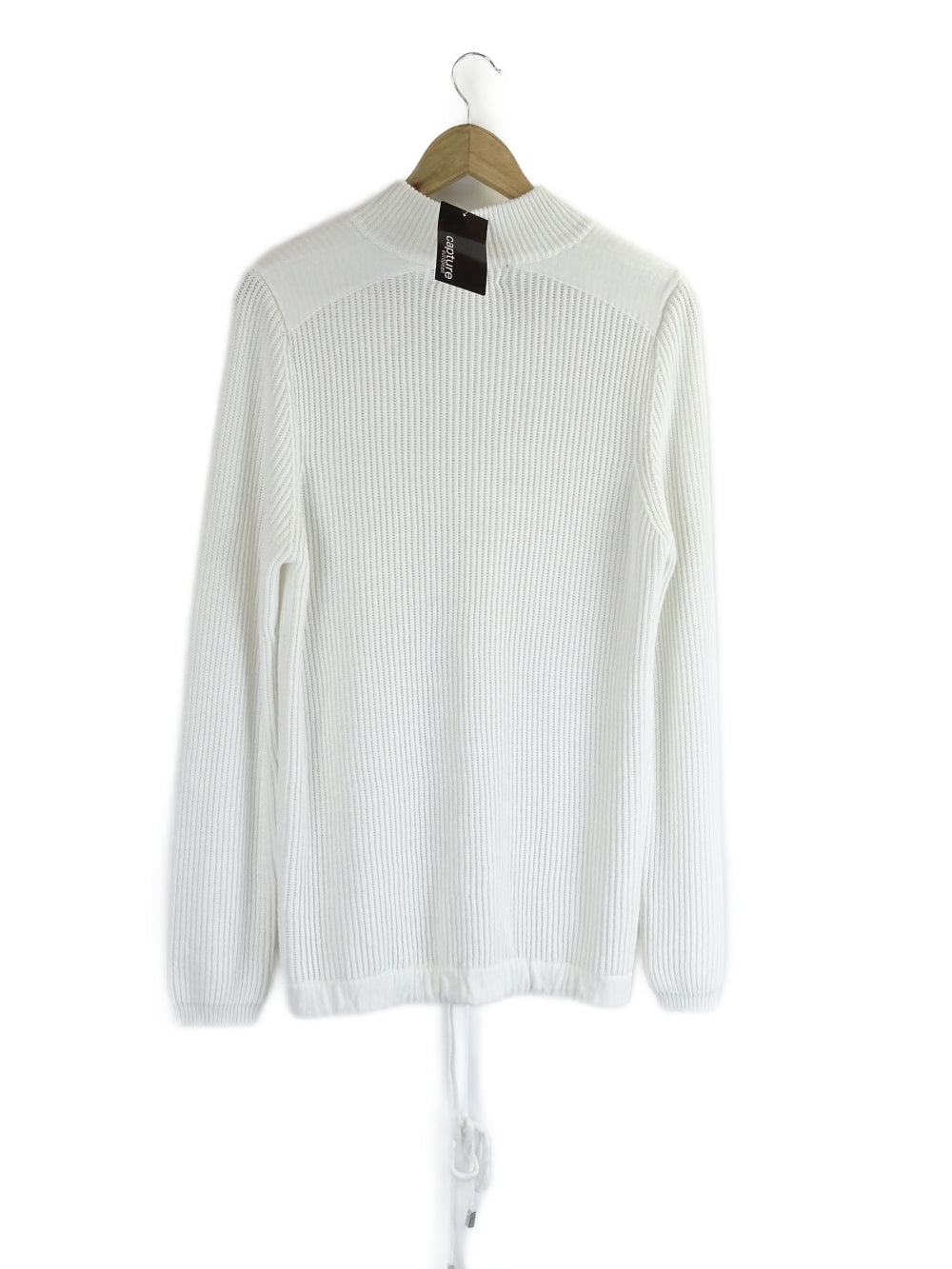 Capture White 1/2 Zip Sweater 38 (M)