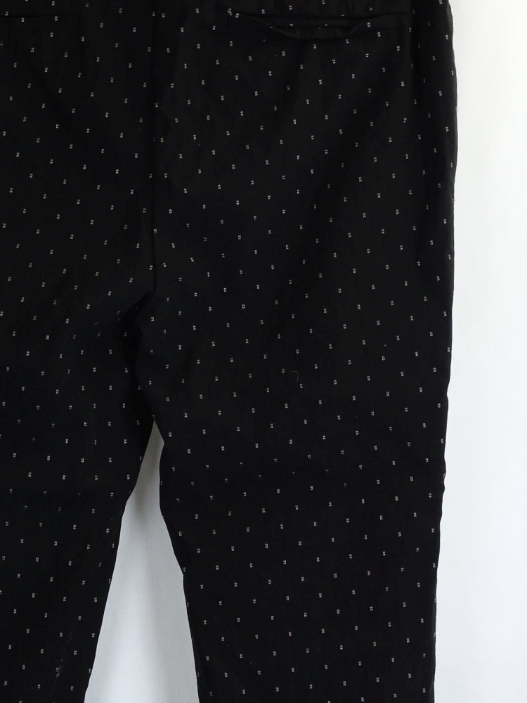 Portmans Black Polka Dot Work Pants 10