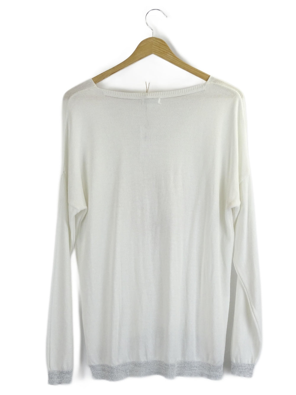 Made In Italy White Star Jumper S