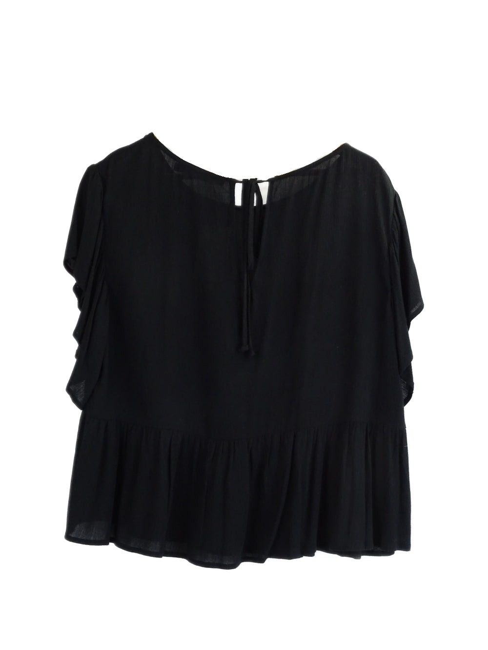 Sportsgirl Black Relaxed Fit Blouse 10