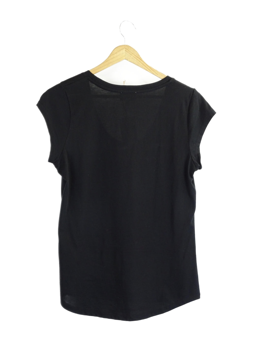 Witchery Black Round Neck T-Shirt S