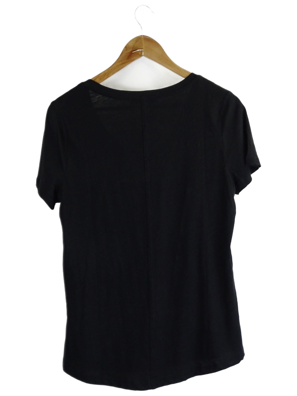 Just Jeans Black V-Neck T-Shirt XS