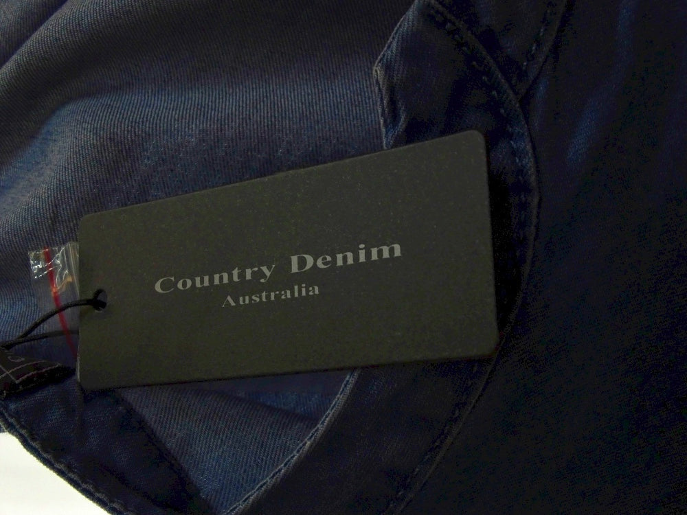 Country Denim Blue Button Down Dress 8