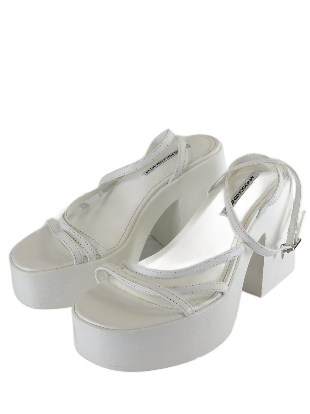 Windsor Smith White Wedge Sandals 7.5