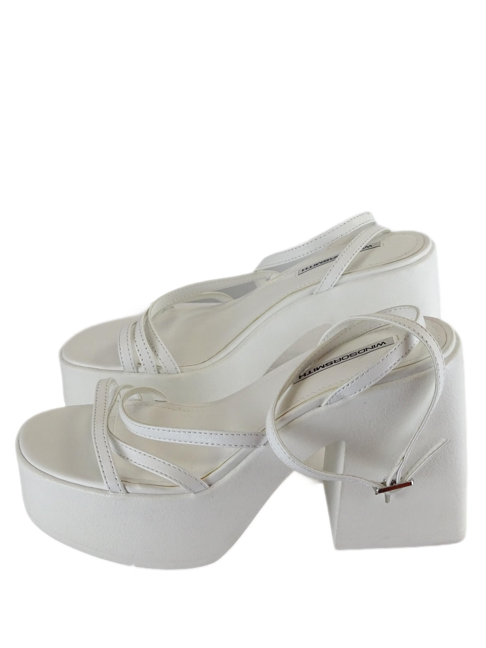 Windsor Smith White Wedge Sandals 7.5