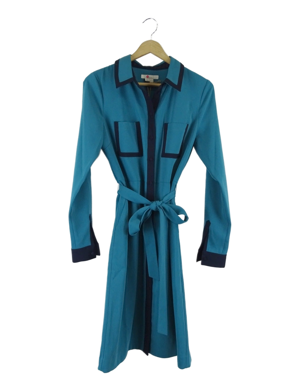 Boden Teal Shirt Dress 10