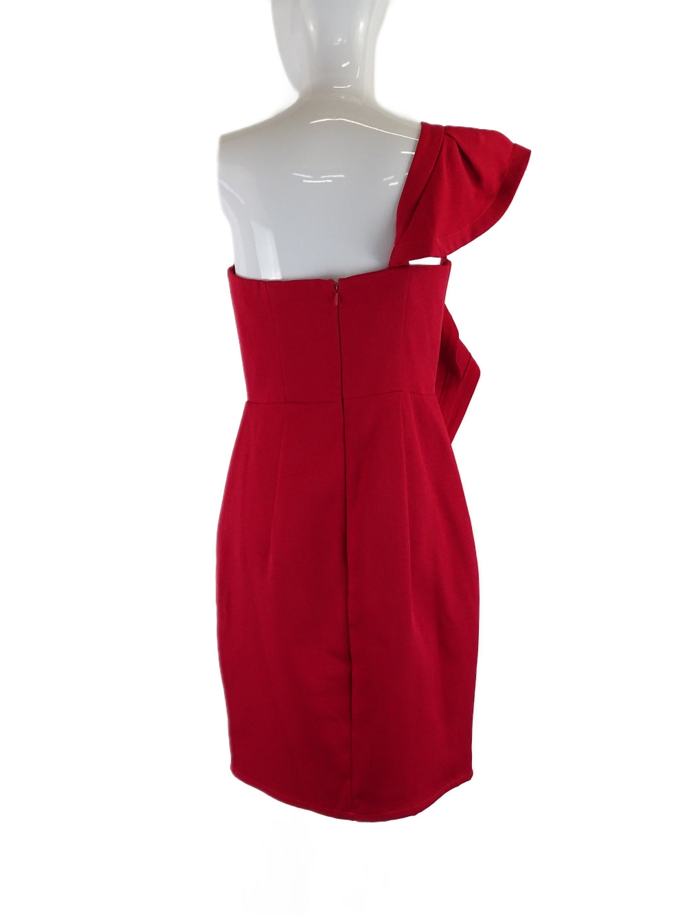 Barino Red One Shoulder Dress 10