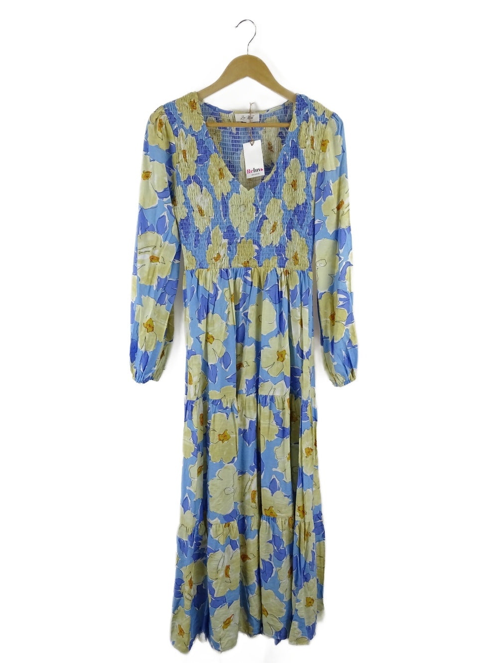 Zoe Moss Blue And Yellow Dress 10