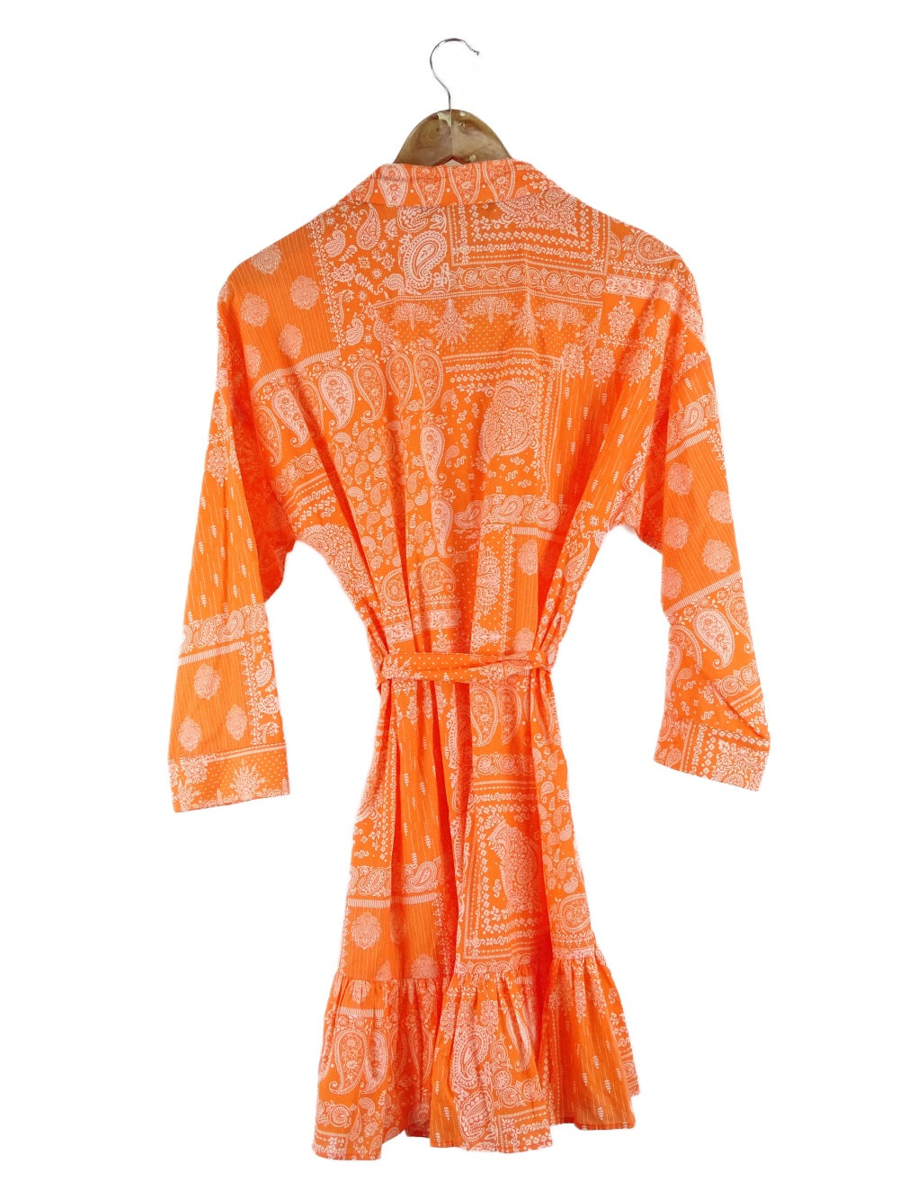 Zara Orange Patterned Dress S