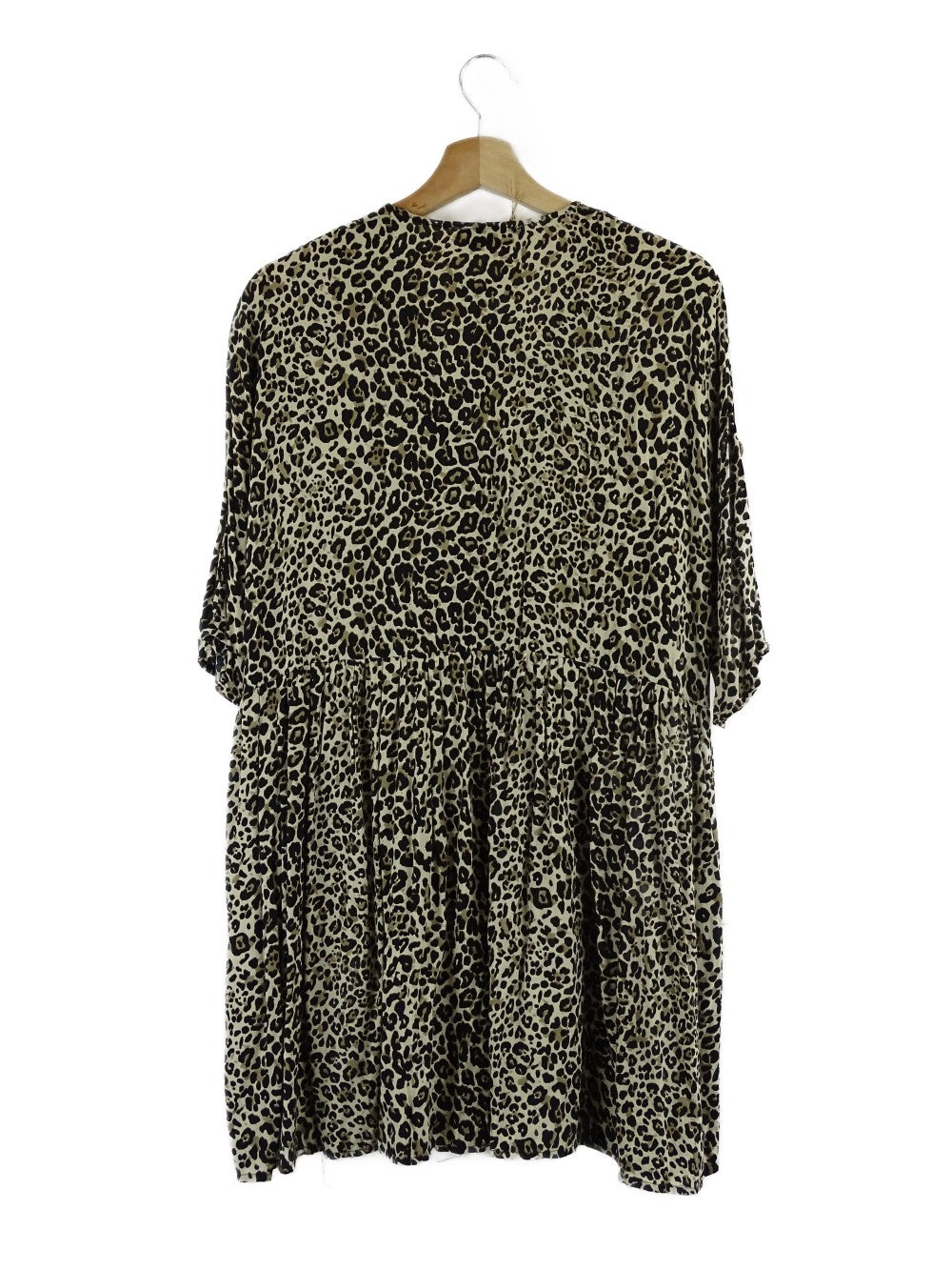 Ebby And I Animal Print Smock Dress 6