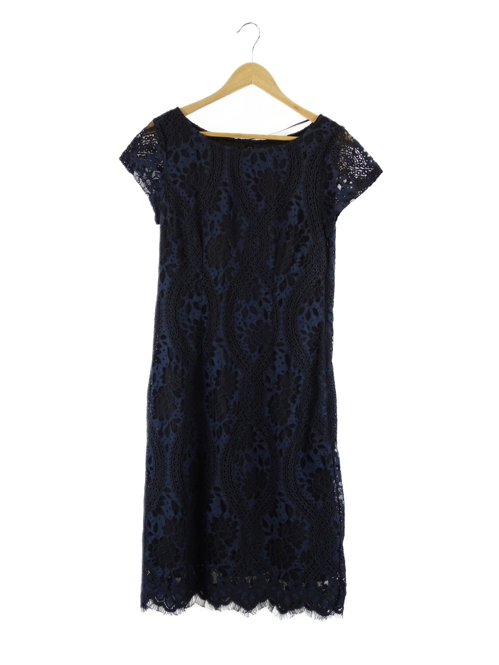 Foil Navy And Black Dress 10