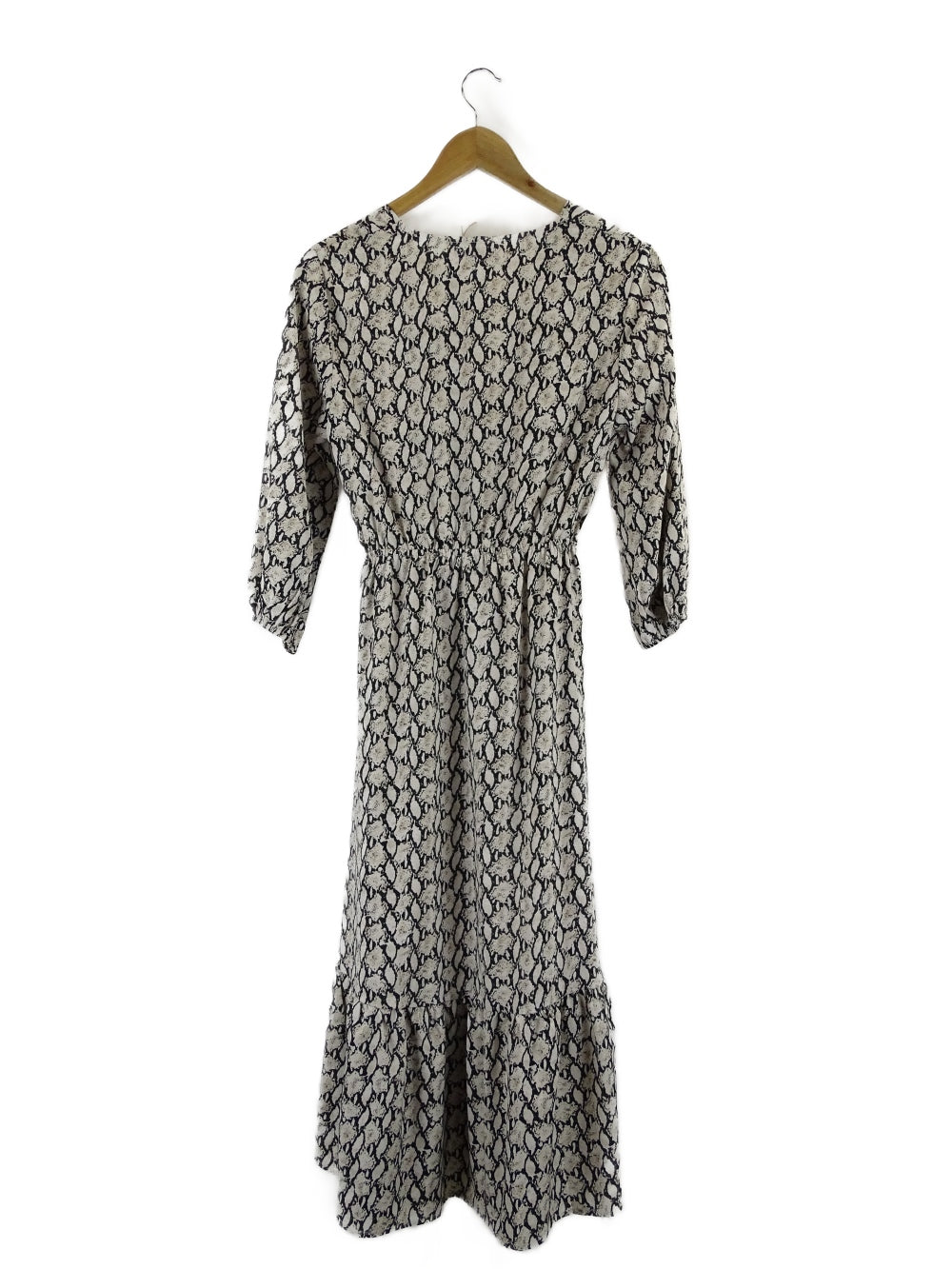 Paper Closet Animal Print Long Sleeve Maxi Dress 6