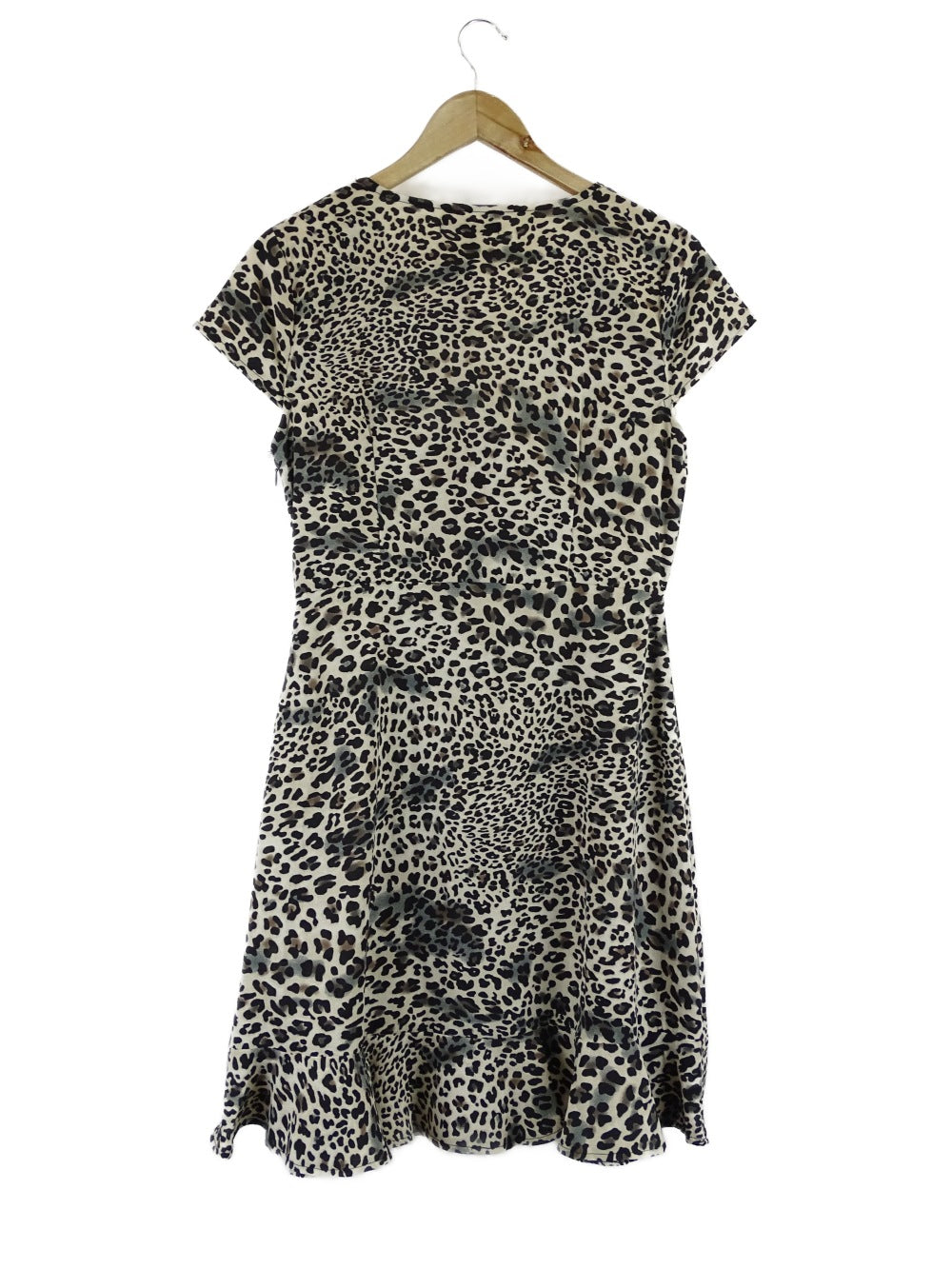 Caroline Morgan Black And Brown Animal Print Dress 10